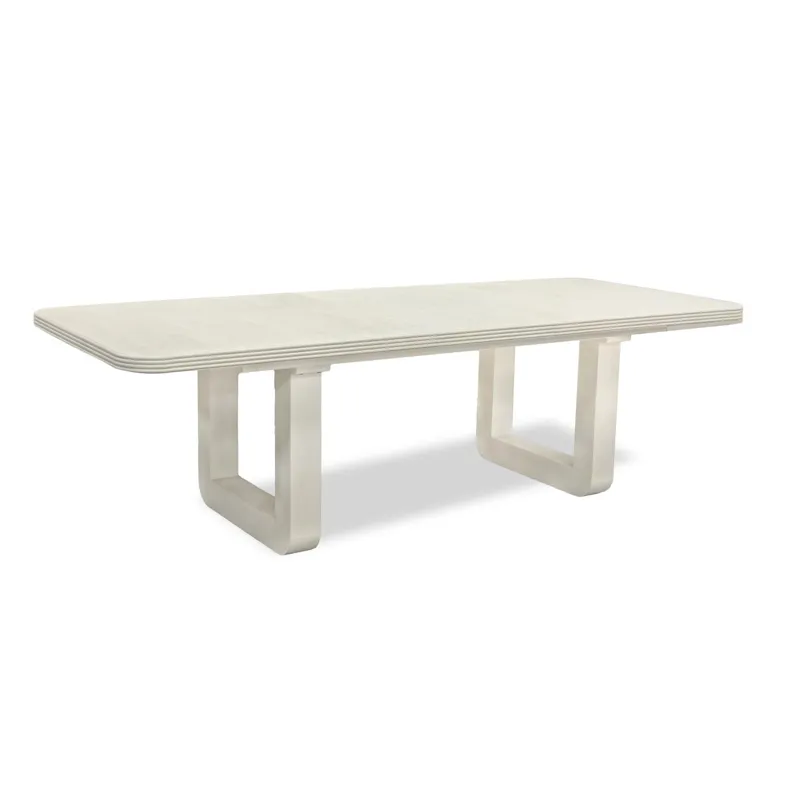 Maren Double Pedestal Dining Table W. Leaf