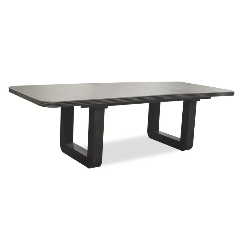 Maren Double Pedestal Dining Table W. Leaf