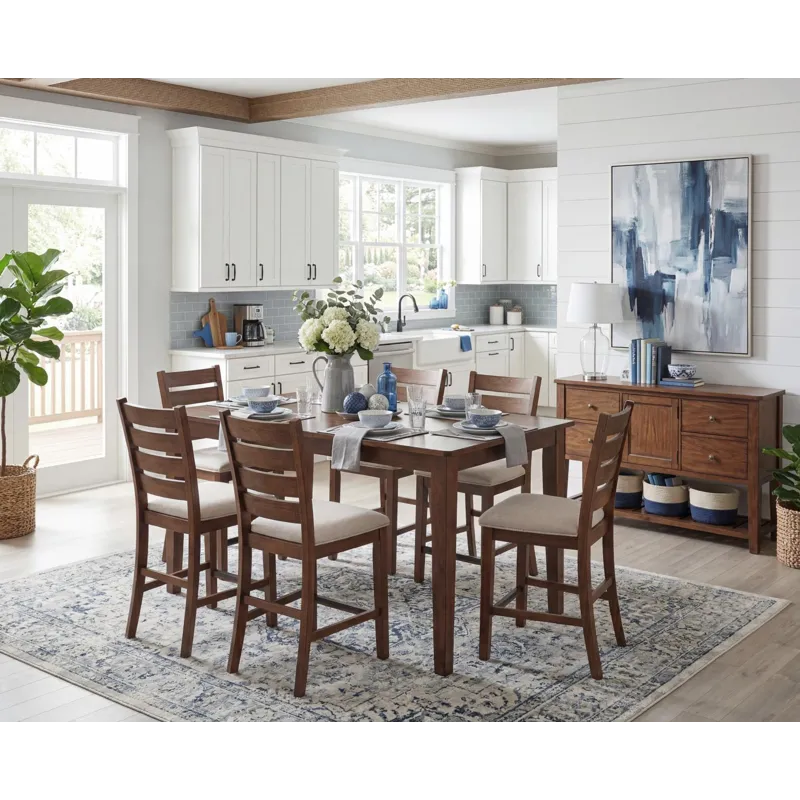 Hartford 7 PC Counter Height Dining Set