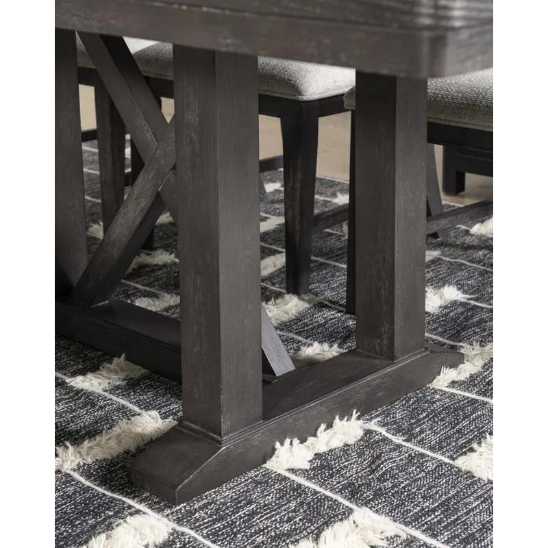 Briarwood 4 PC Trestle Dining Set