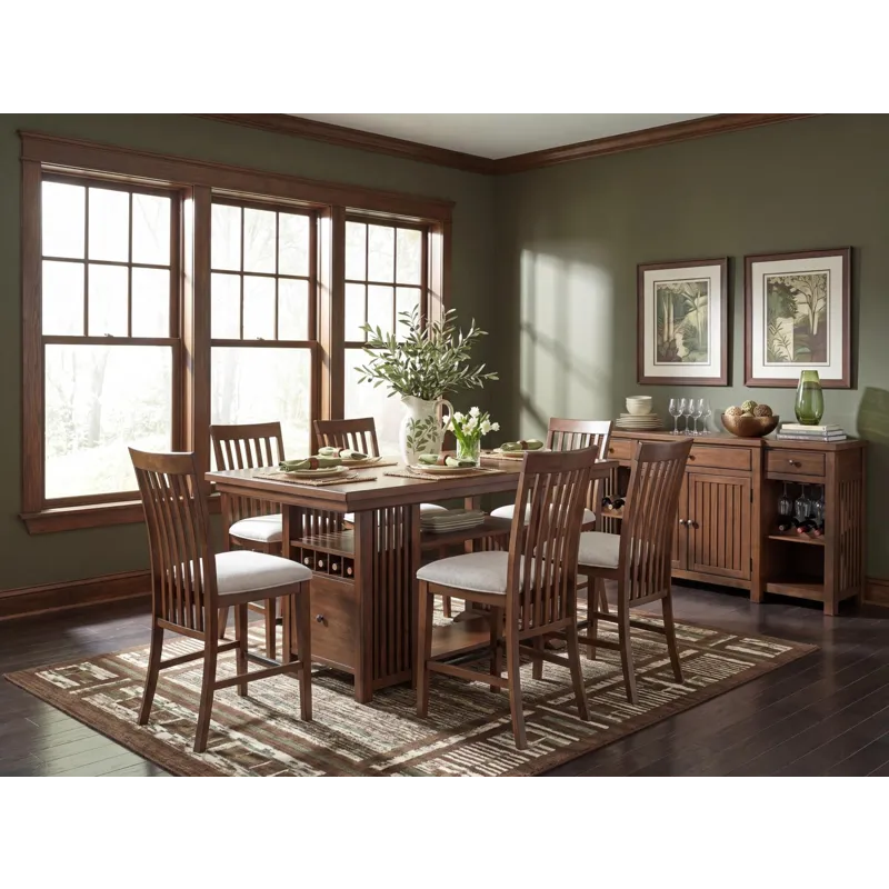Langley 5 PC Counter Height Dining Set