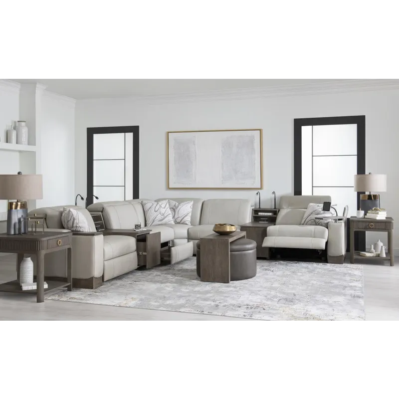 Luna Wood Arm Recliner