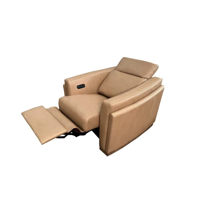 Kaya Verona Toffee P2 Recliner W/Wood Base