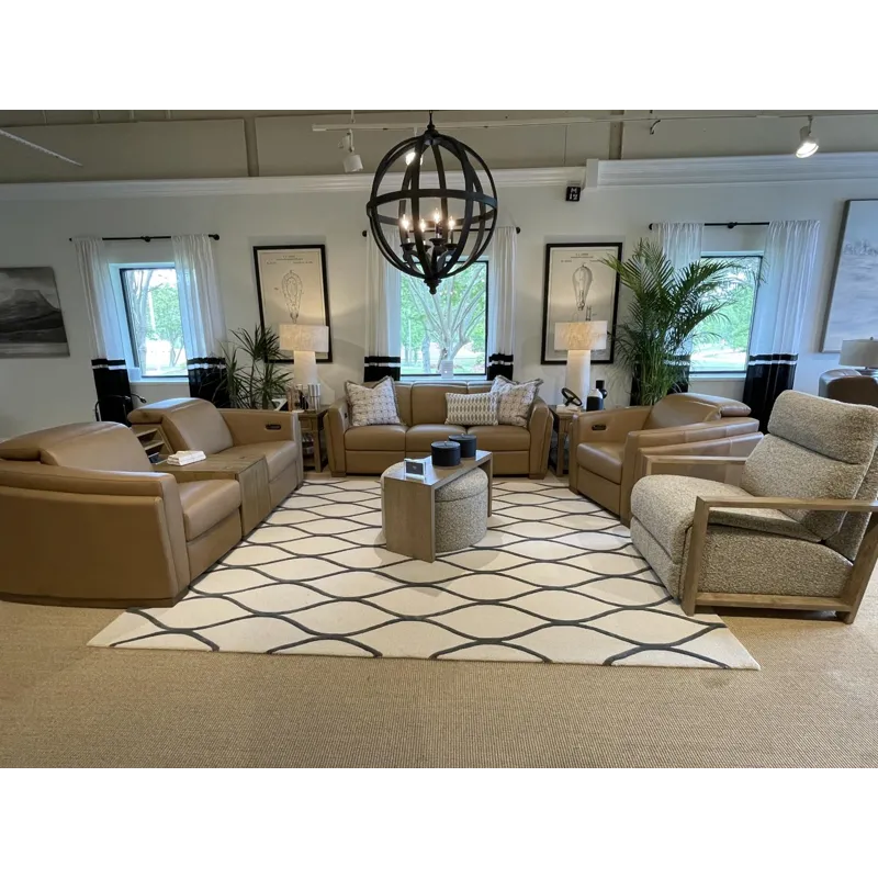 Kaya Verona Toffee P2 3 Seat Sofa W/2-18\" Down Blend Pillows