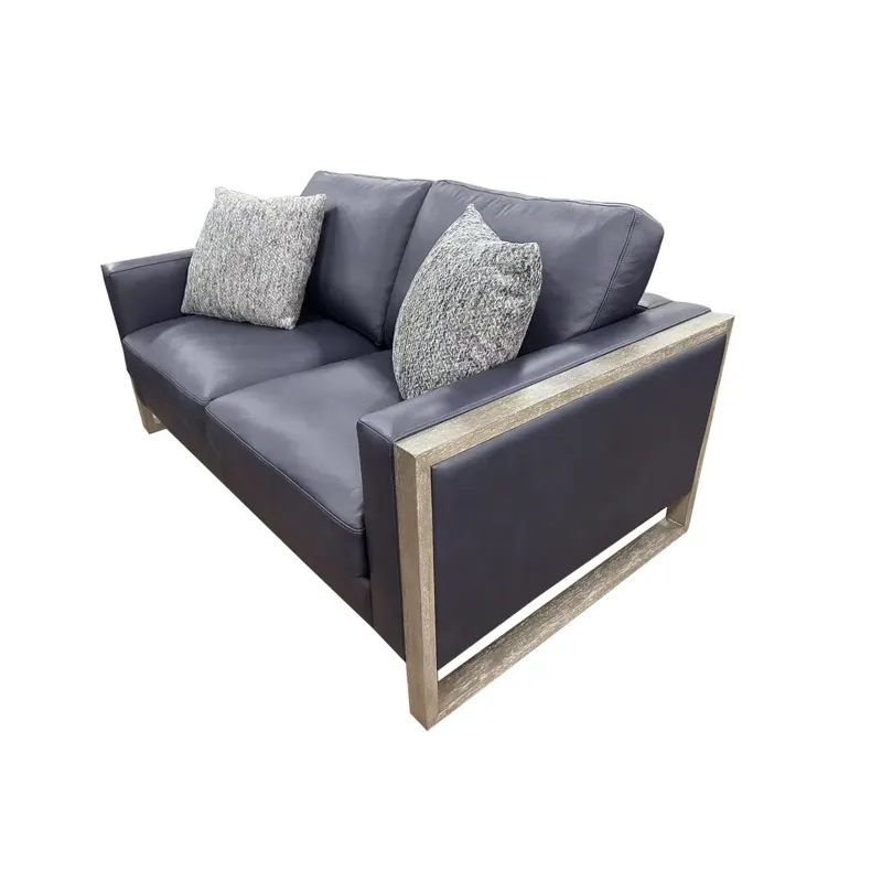 Rory Verona Indigo Loveseat W/2-18\" Down Blend Pillows