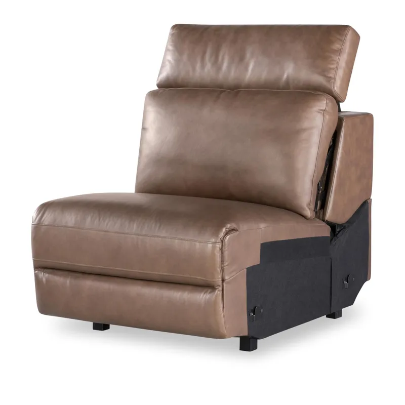 Solana Armless Chair W Ddt, Silver Cupholders, Power Grommets W Snake Lights, Storage Pocket