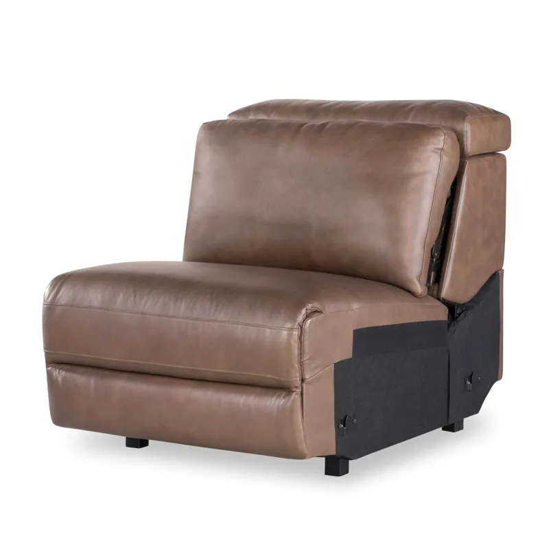 Solana Armless Chair W Ddt, Silver Cupholders, Power Grommets W Snake Lights, Storage Pocket