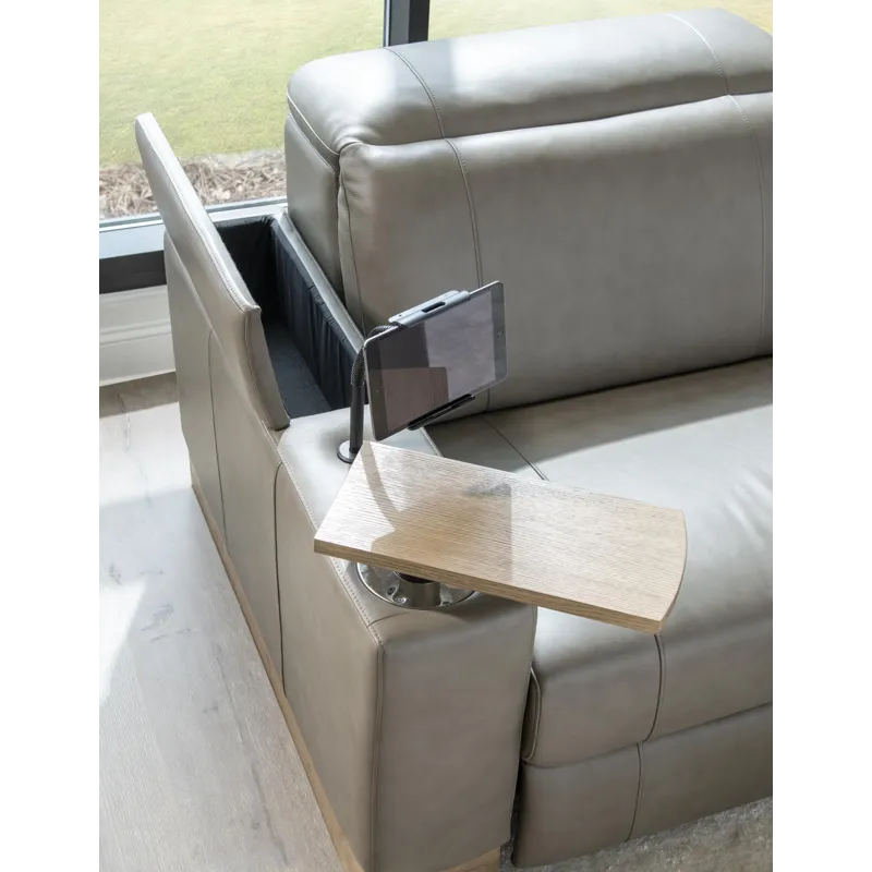 Luna Verona Fossil LAF P2 Swivel Tray Arm, Wood Base, Storage Arm, Power Grommet, And One 20\" Pillo