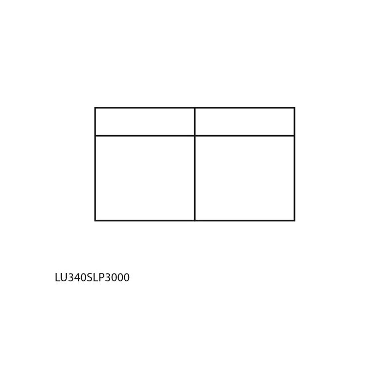 Luna Verona Fossil Loveseat With Pop Up Sleeper Not Shown