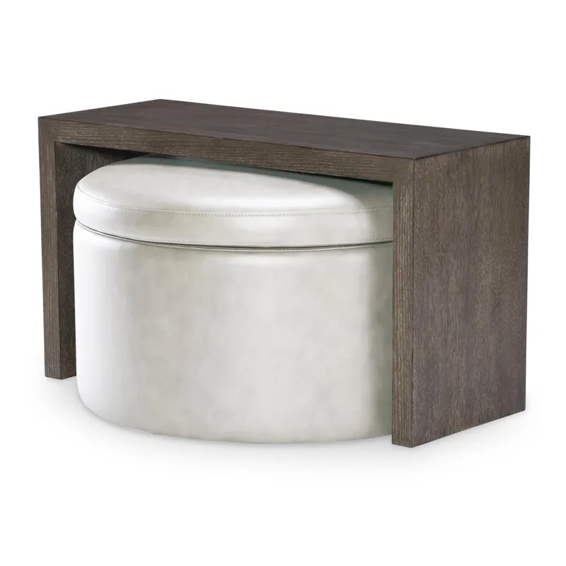 Luna Ravello Swivel Ottoman On Casters