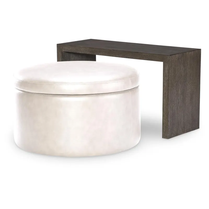 Luna Ravello Swivel Ottoman On Casters