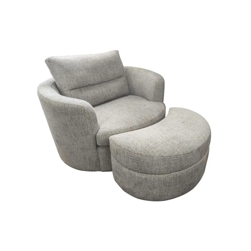 Recliners And Accents Crescent Storage Ottoman