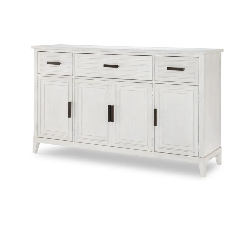Edgewater Sand Dollar Credenza White Finish