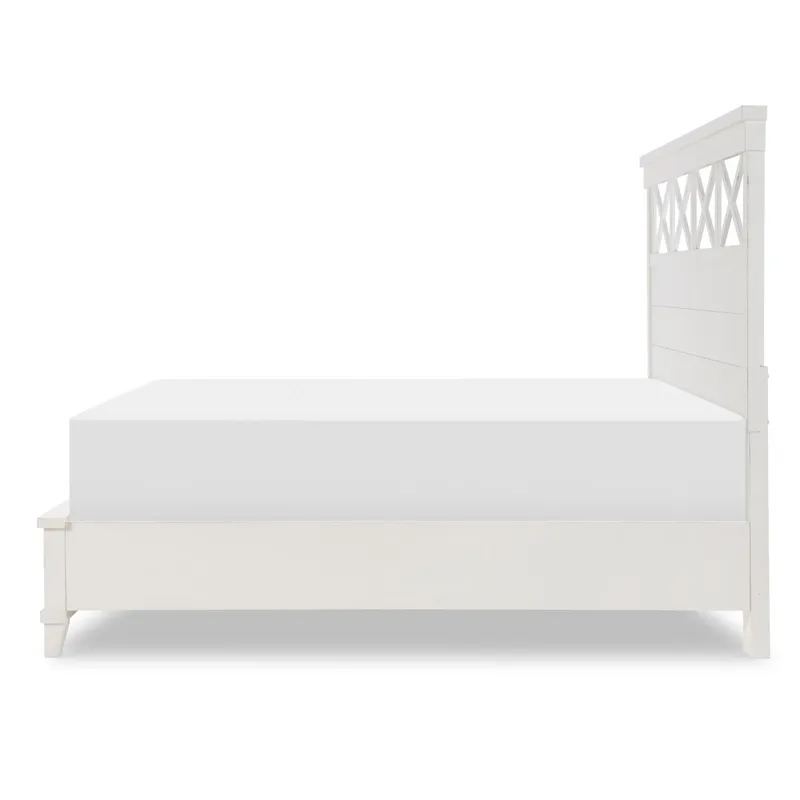 XXX\'s and OOO\'s Complete Panel Bed W Storage Footboard, Ca - King/California King