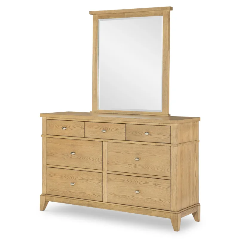 Today\'s Traditions Mirror Natural Hickory