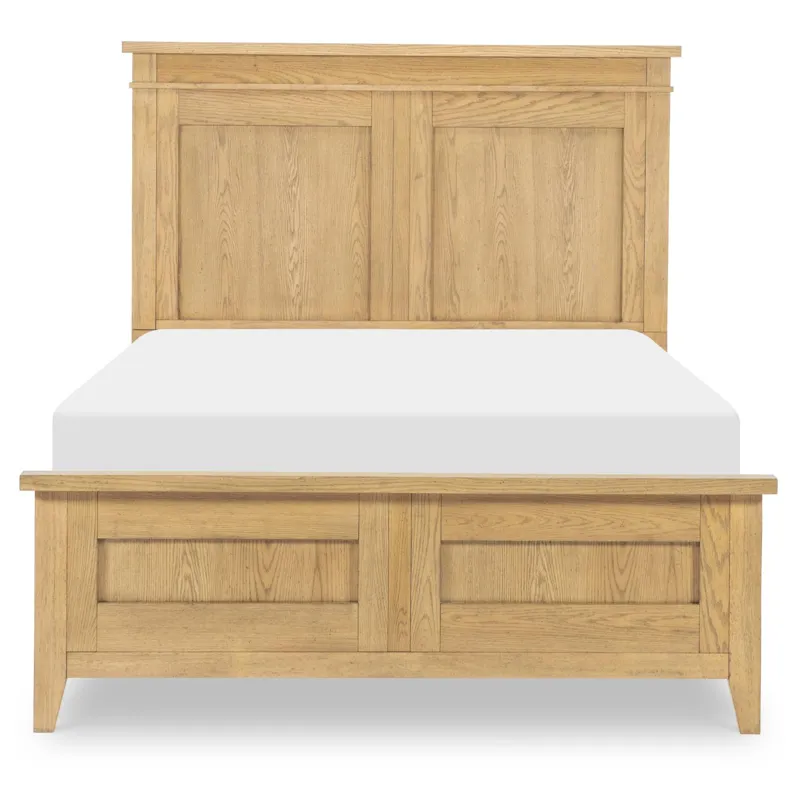 Today\'s Traditions Complete Panel Bed Natural Hickory - Full