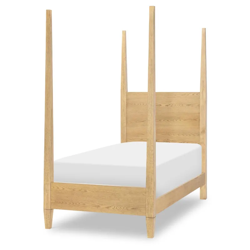 Today\'s Traditions Complete Poster Bed Natural Hickory - Twin