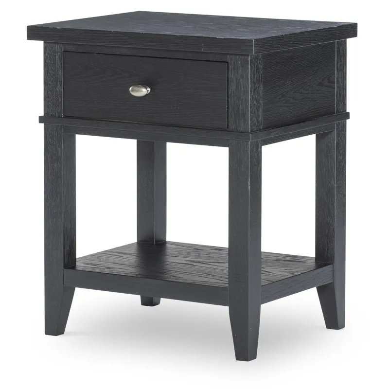Today's Traditions Open Nightstand 1 Drawer Blacksmith