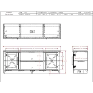 Ithaca 66" TV Console