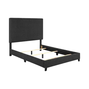 Bridger Upholstered Panel Bed Graphite