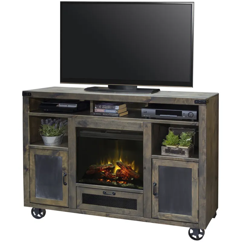 Cargo 62" Fireplace Console