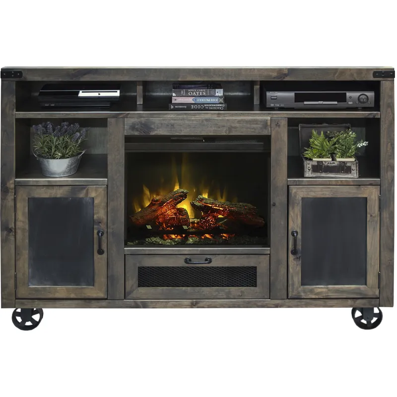 Cargo 62" Fireplace Console