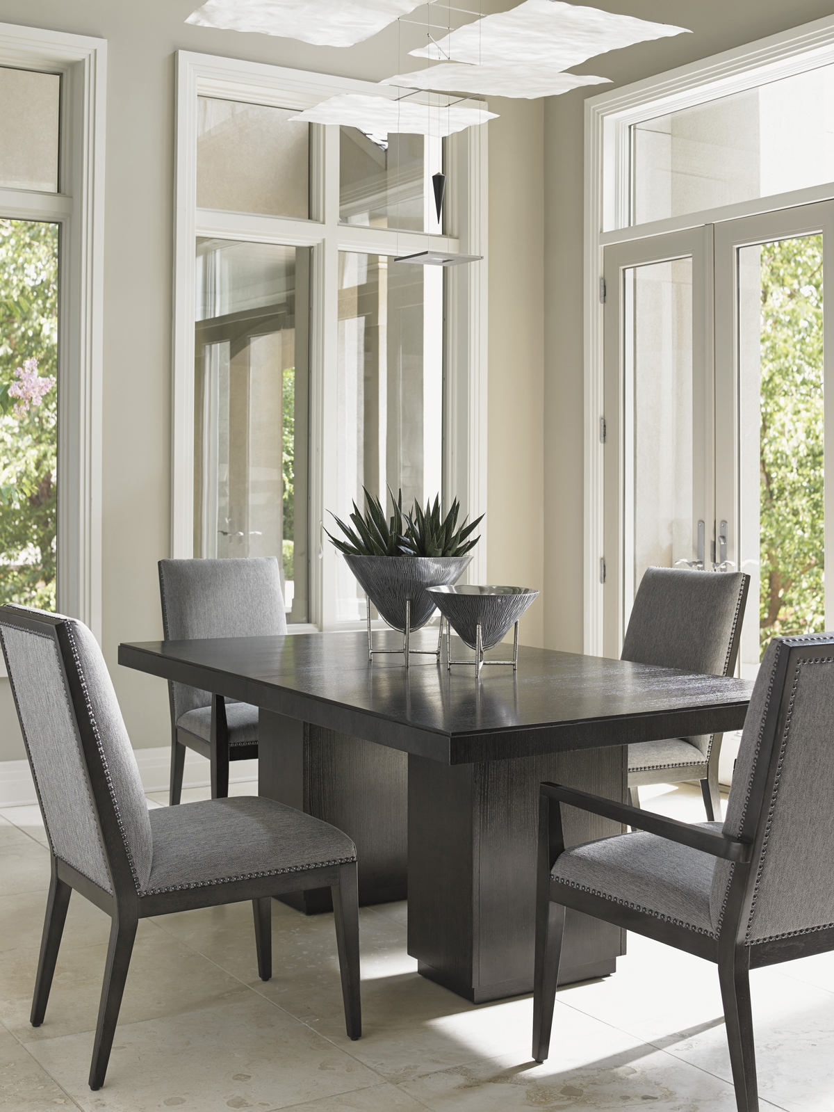 Modena Double Pedestal Dining Table 911876C at Designer Furniture Gallery