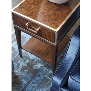 Rendezvous Shelton Box On Stand End Table