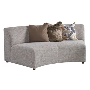 Zanzibar Alston Armless Curved Sofa