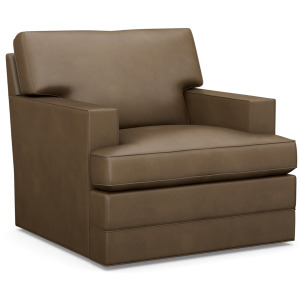 Couture Leather Tyler Leather Swivel Chair