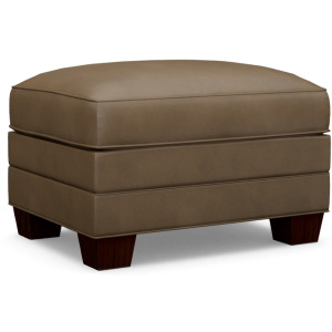 Couture Leather Tyler Leather Ottoman