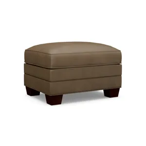 Couture Leather Tyler Leather Ottoman