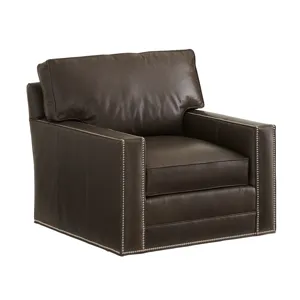 Couture Leather Braxton Leather Swivel Chair
