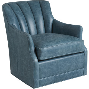 Sunday Morning Fenway Leather Swivel Chair