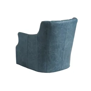 Sunday Morning Fenway Leather Swivel Chair