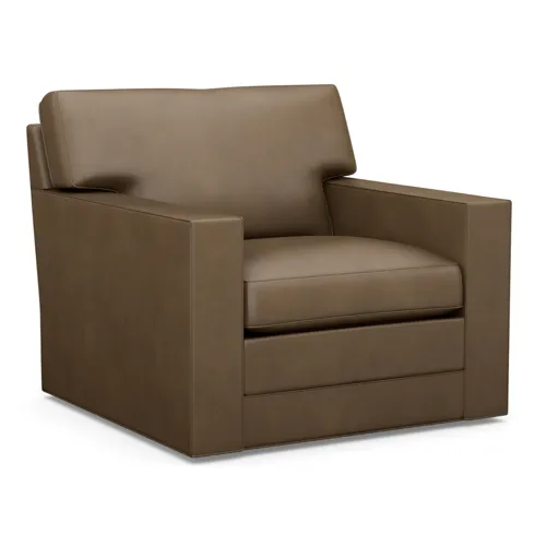 Couture Leather Braxton Leather Swivel Chair