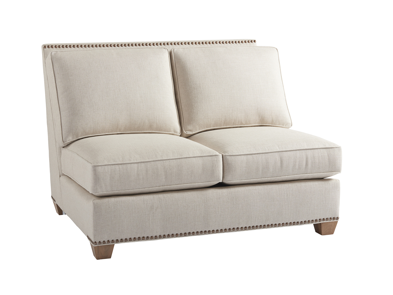 Armless Love Seat 517052A by Lexington Furniture at Gladhill