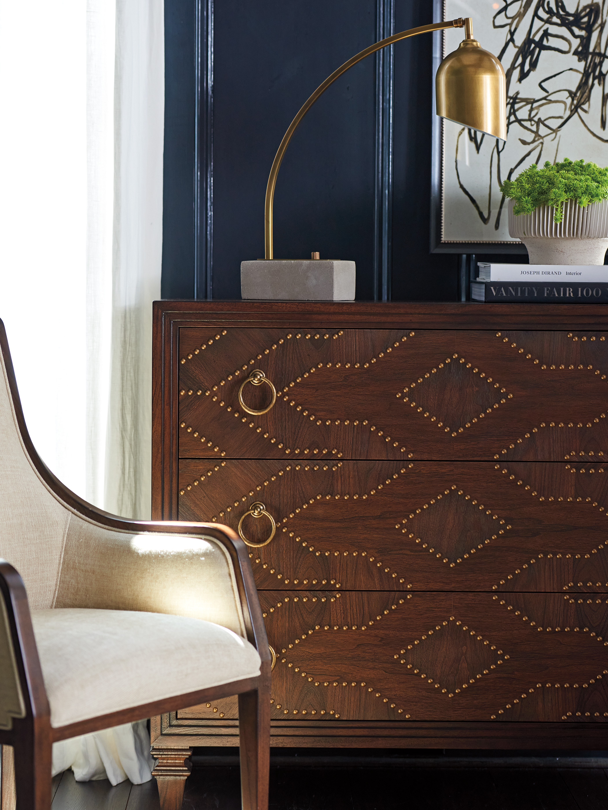 Silverado Woodland Drawer Hall Chest 740973 by Lexington Furniture at