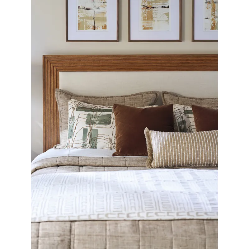 La Costa Pendry Upholstered Panel Bed 6/6 King