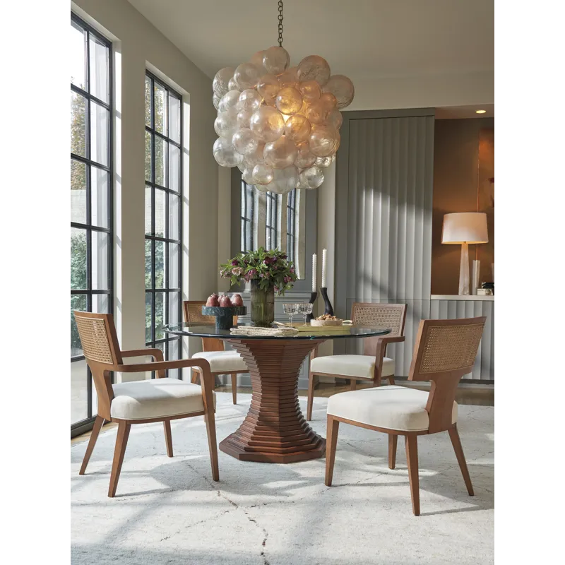 La Costa Cabrillo 54 Glass Top Dining Table