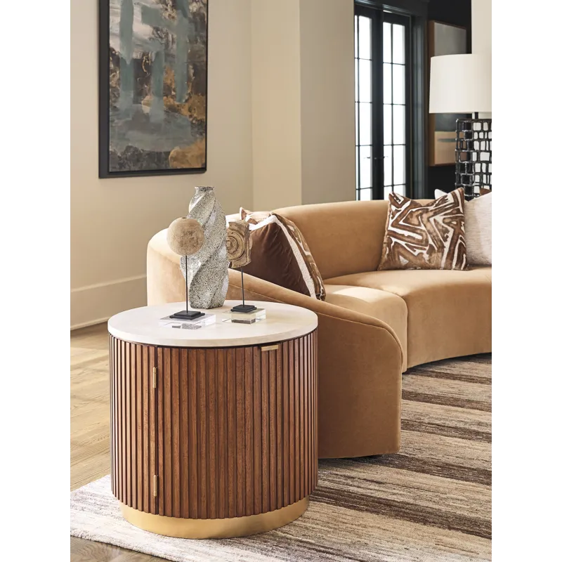 La Costa Avenida Round End Table