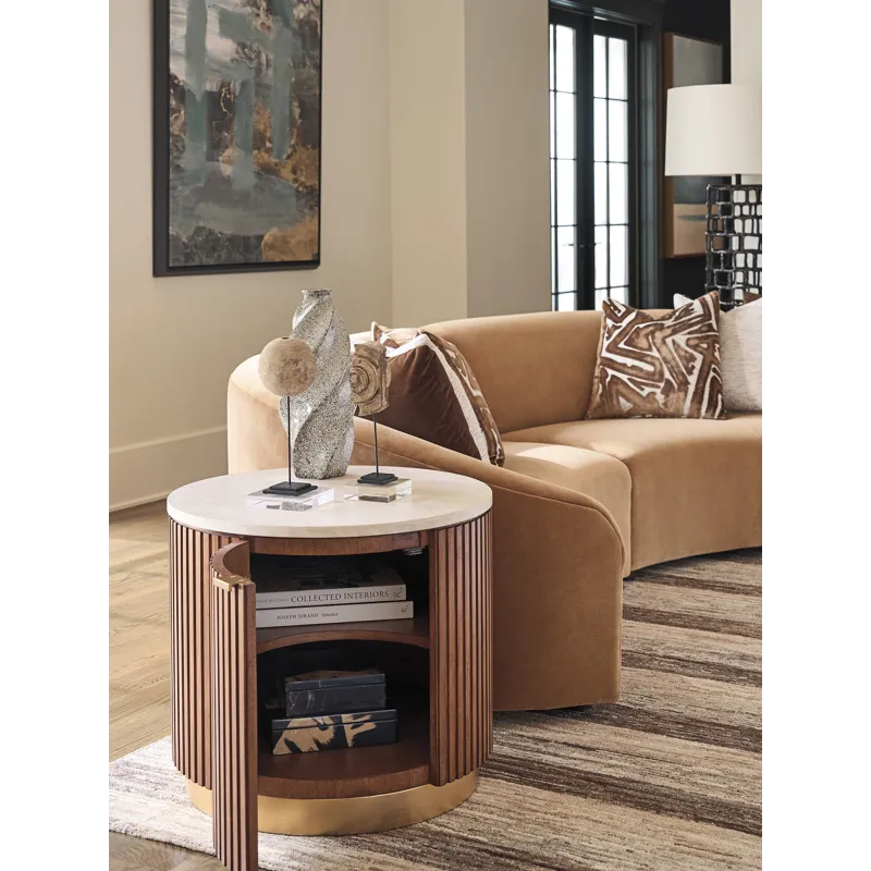 La Costa Avenida Round End Table