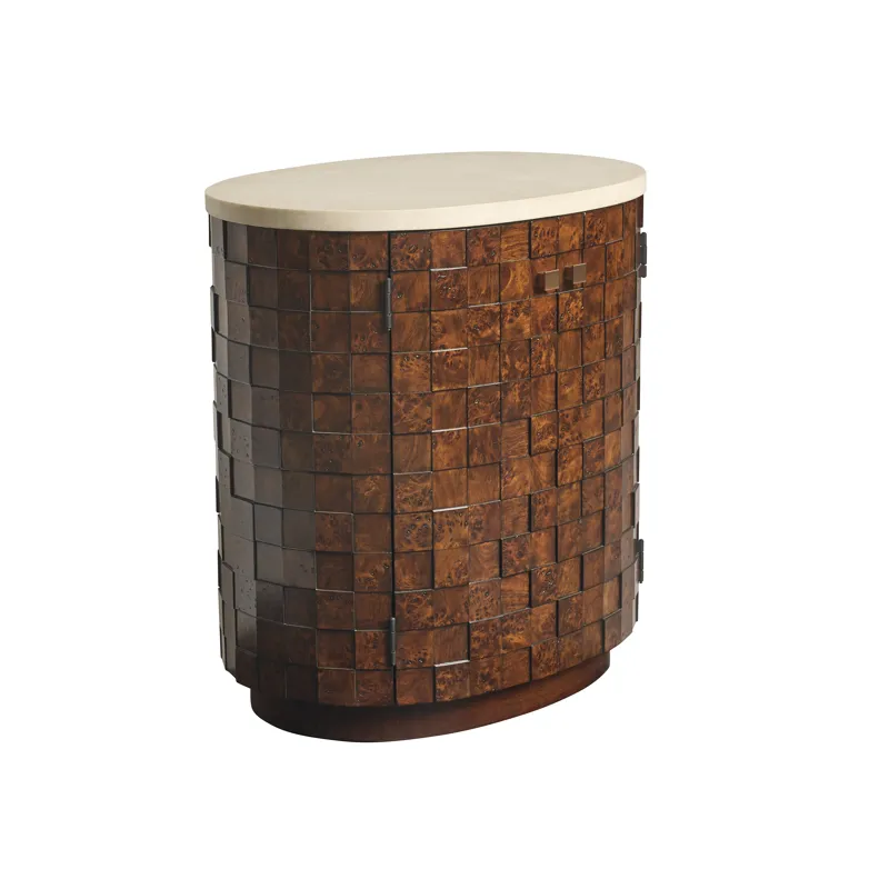 Rendezvous Morella Oval Nightstand