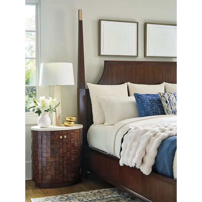 Rendezvous Morella Oval Nightstand