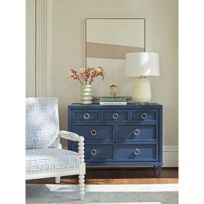 Sunday Morning Ocean Bluff Hall Chest