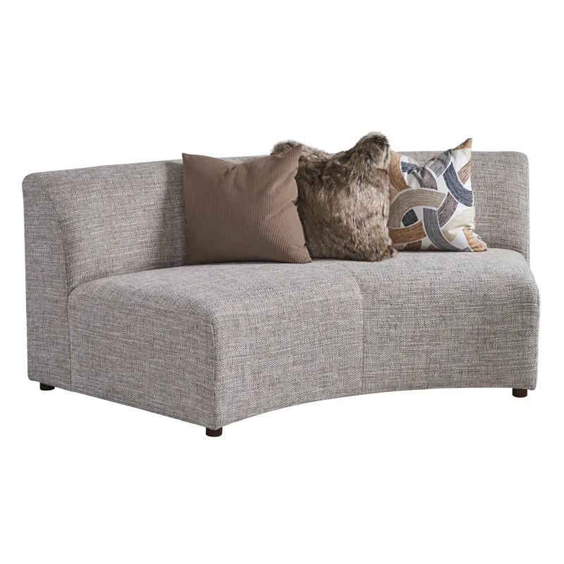 Zanzibar Alston Armless Curved Sofa