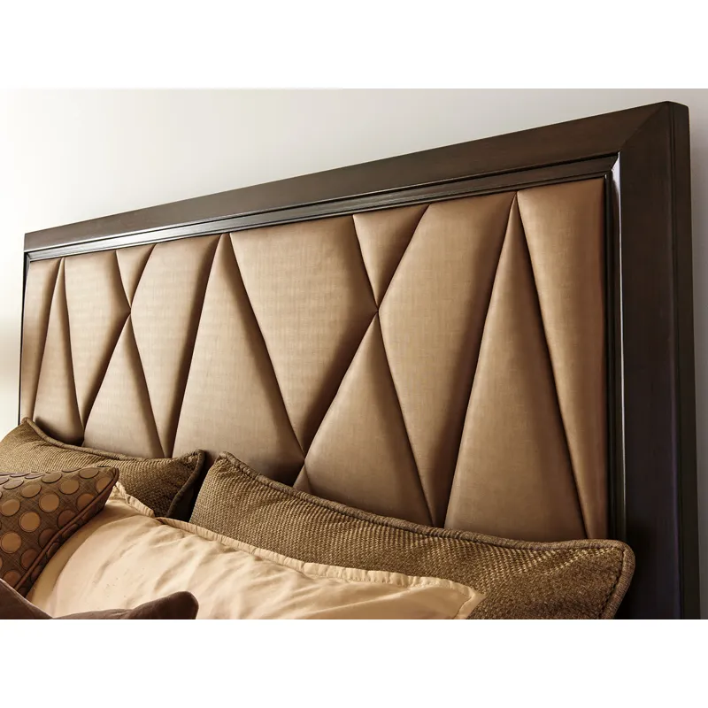 Spectrum Upholstered Panel Bed 6/6 King