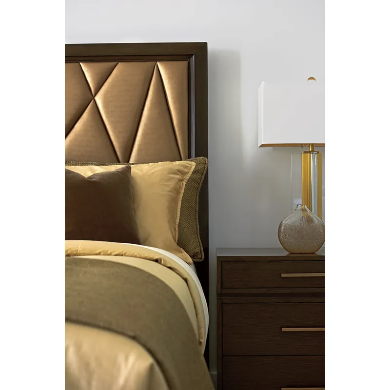 Spectrum Upholstered Panel Bed 6/6 King