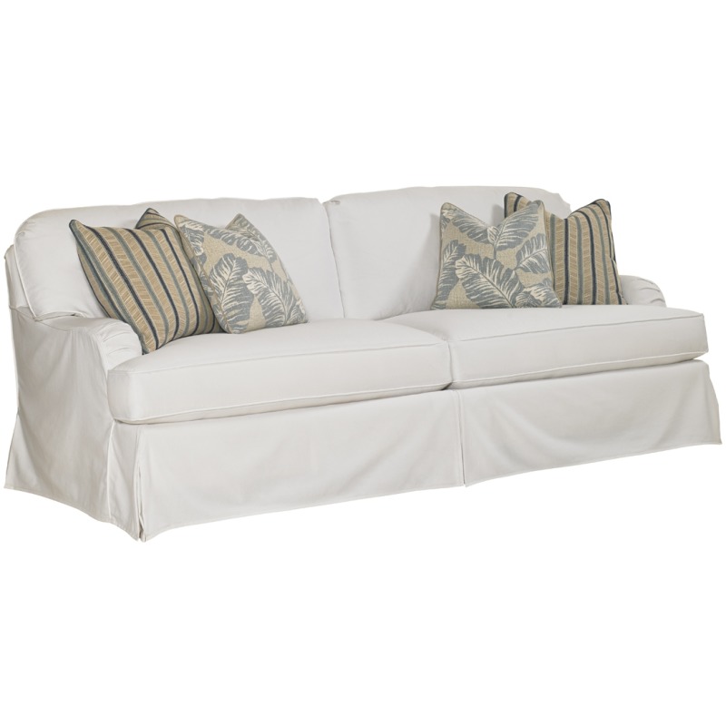 Stowe Slipcover Sofa White 747633WH by Lexington Furniture at