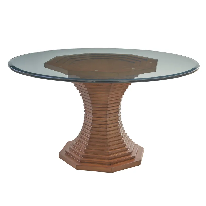 La Costa Cabrillo 60 Glass Top Dining Table